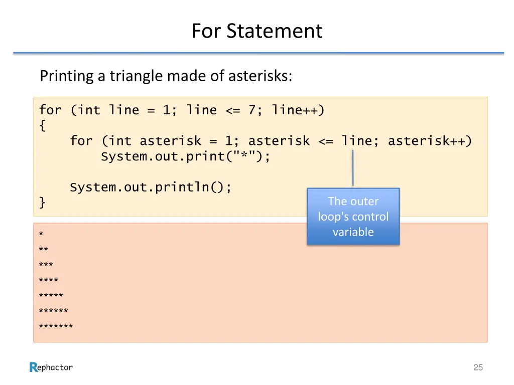 for statement 6