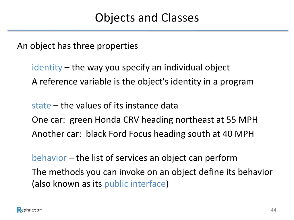 objects and classes 2