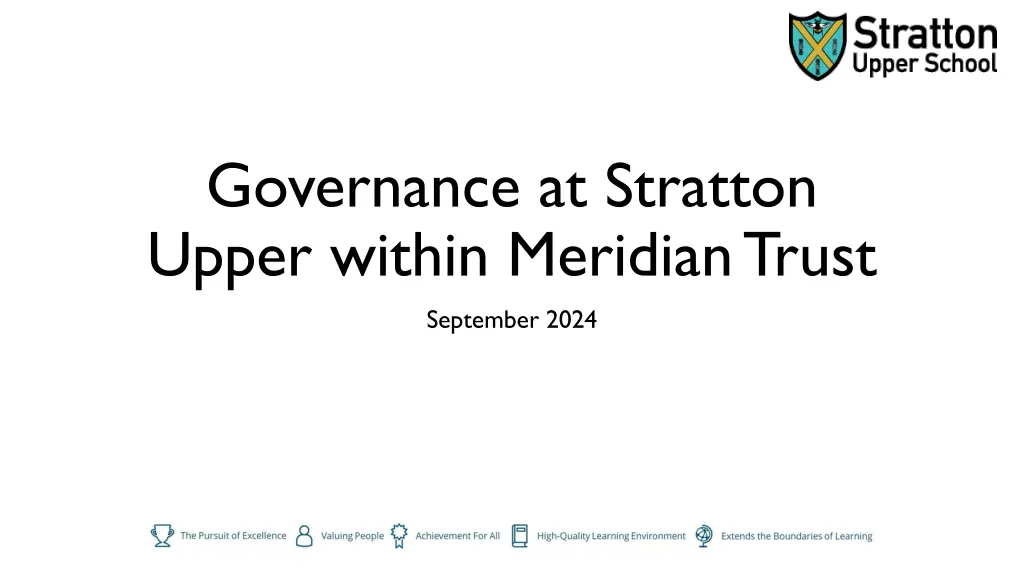 governance at stratton upper within meridian trust