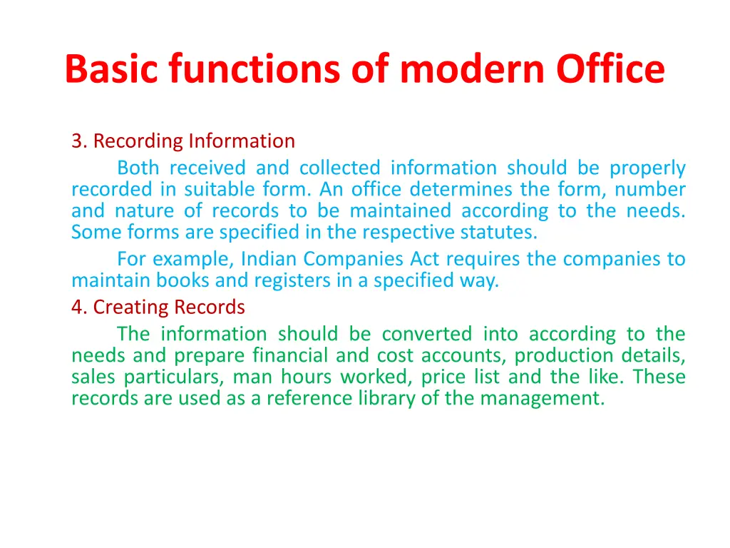 basic functions of modern office 1