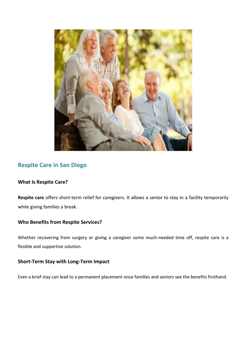 respite care in san diego