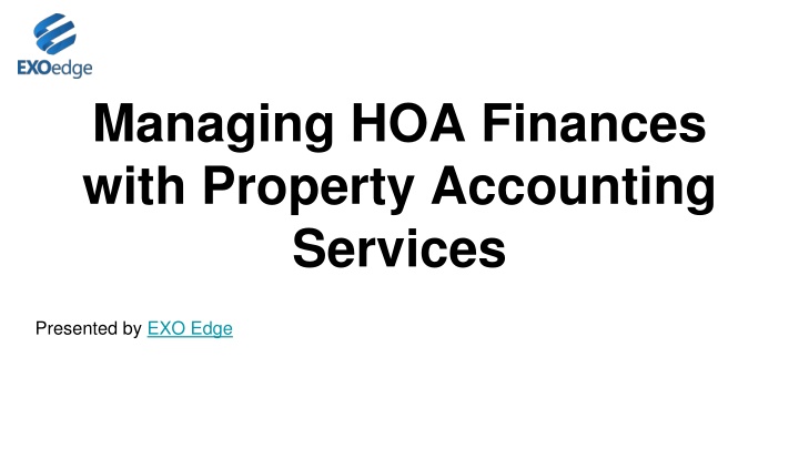 managing hoa finances with property accounting