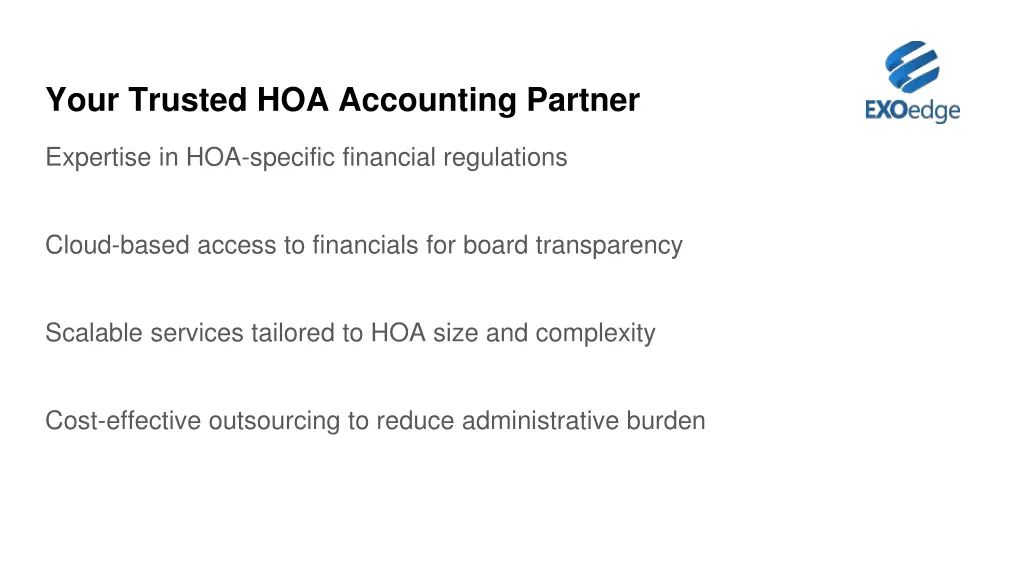 your trusted hoa accounting partner