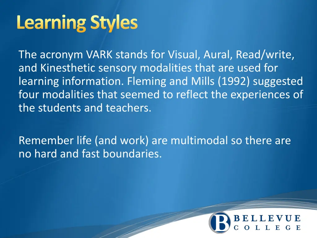 learning styles