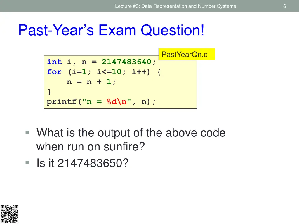 lecture 3 data representation and number systems 3