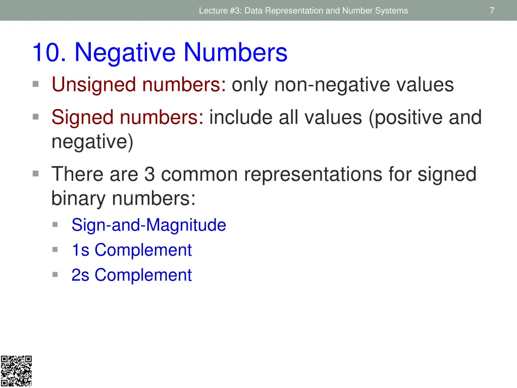 lecture 3 data representation and number systems 4