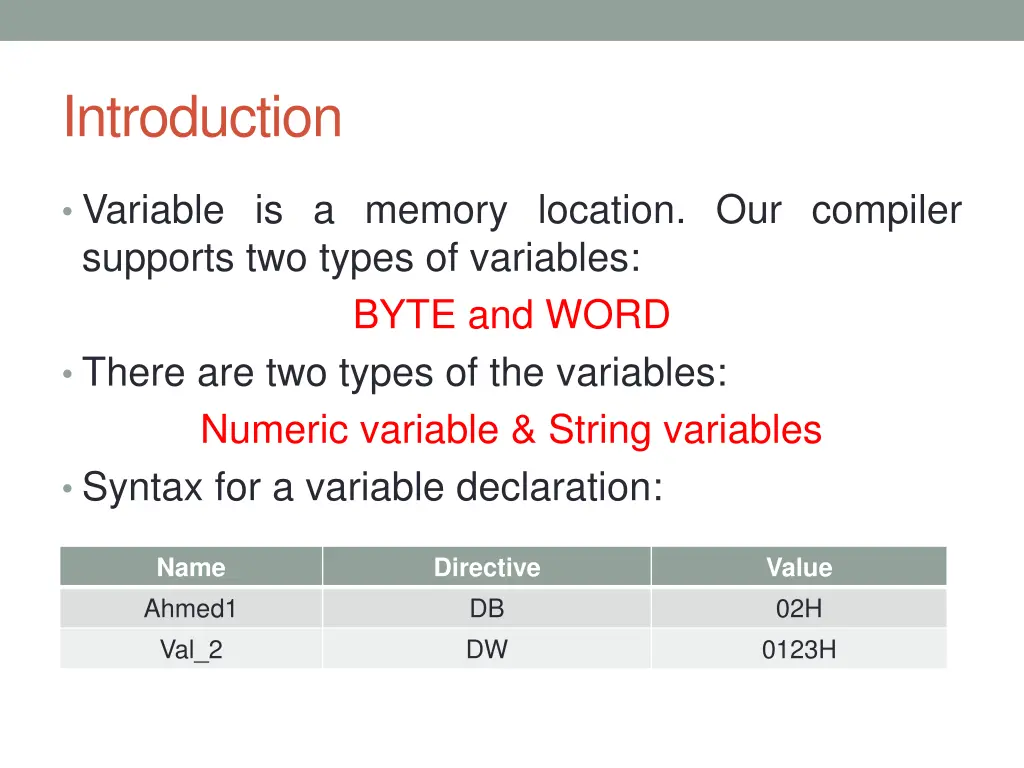 introduction