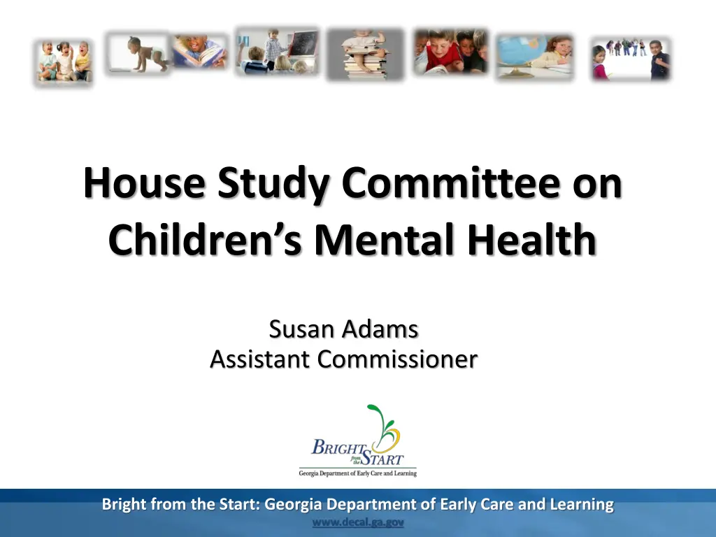 house study committee on children s mental health