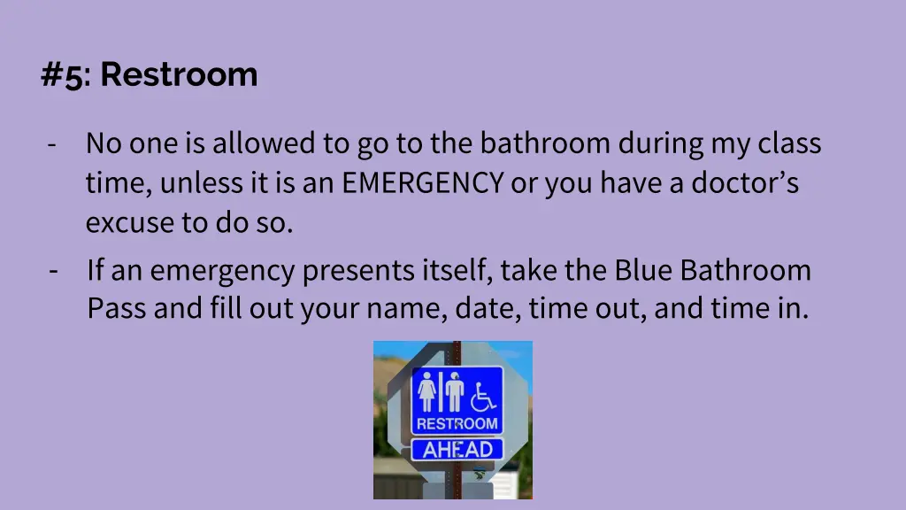 5 restroom
