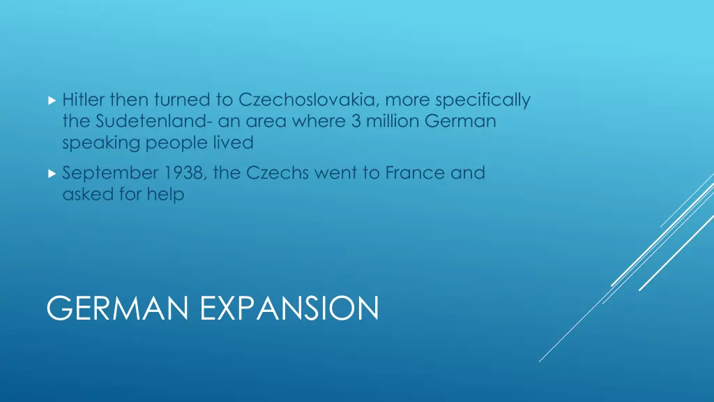 hitler then turned to czechoslovakia more