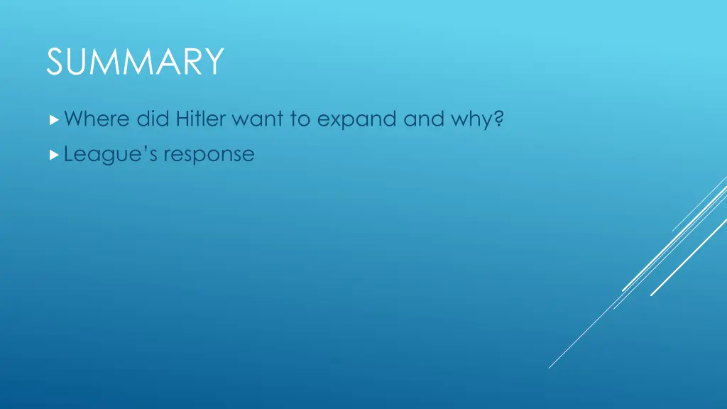 summary