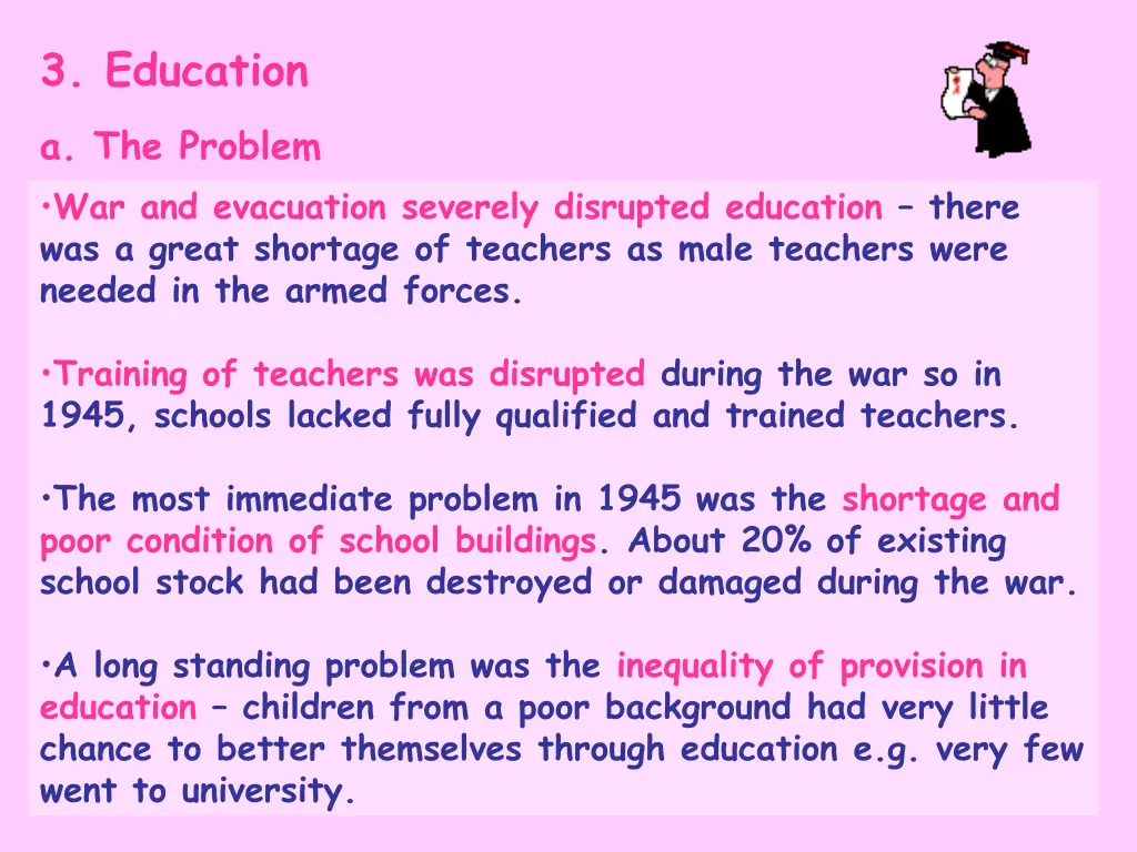 3 education