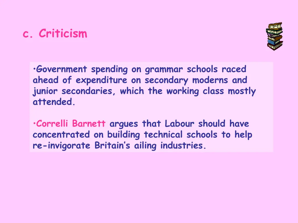 c criticism 1