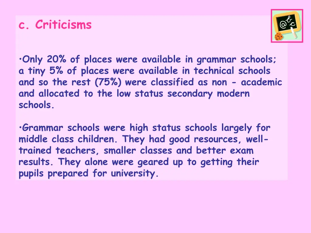 c criticisms 1