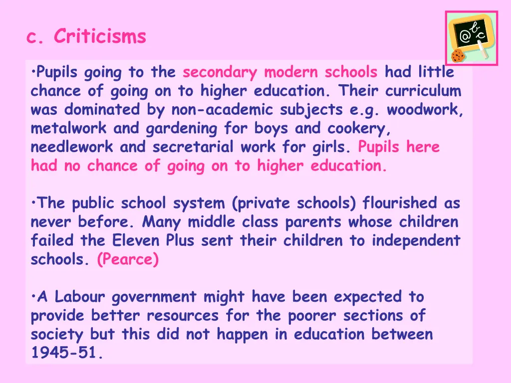 c criticisms 2