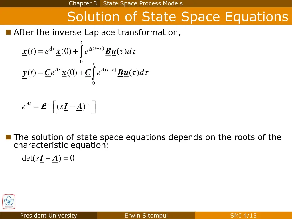 chapter 3 solution of state space equations