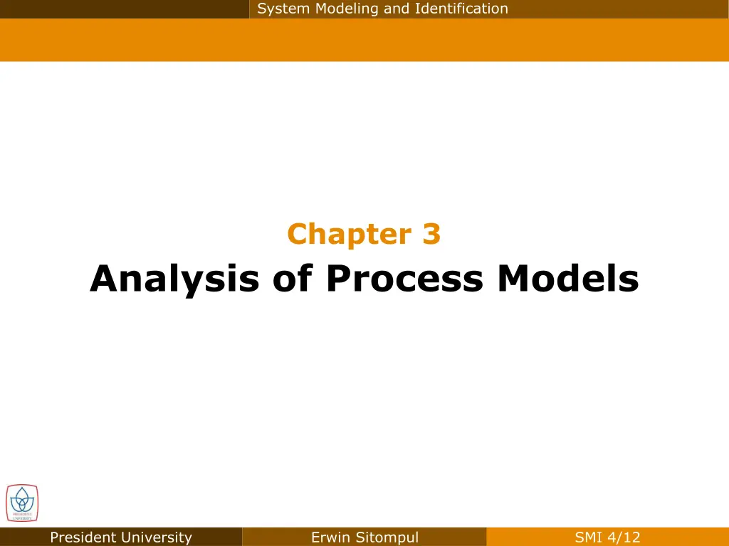 system modeling and identification 1