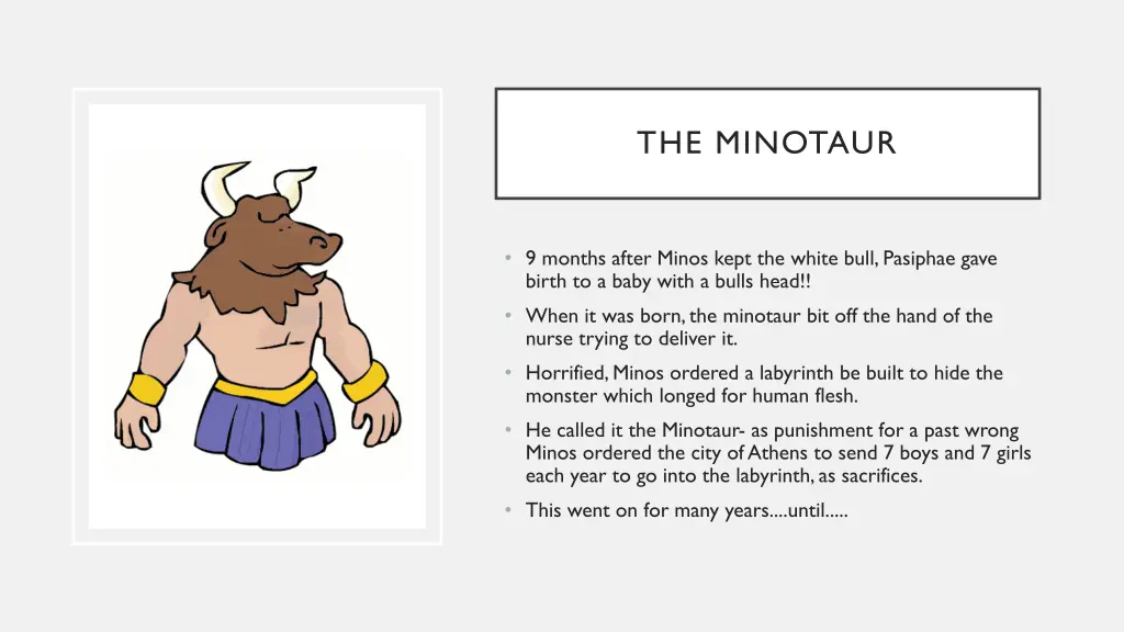 the minotaur