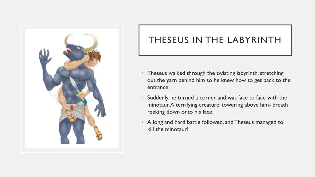 theseus in the labyrinth