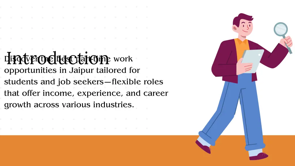 introduction opportunities in jaipur tailored