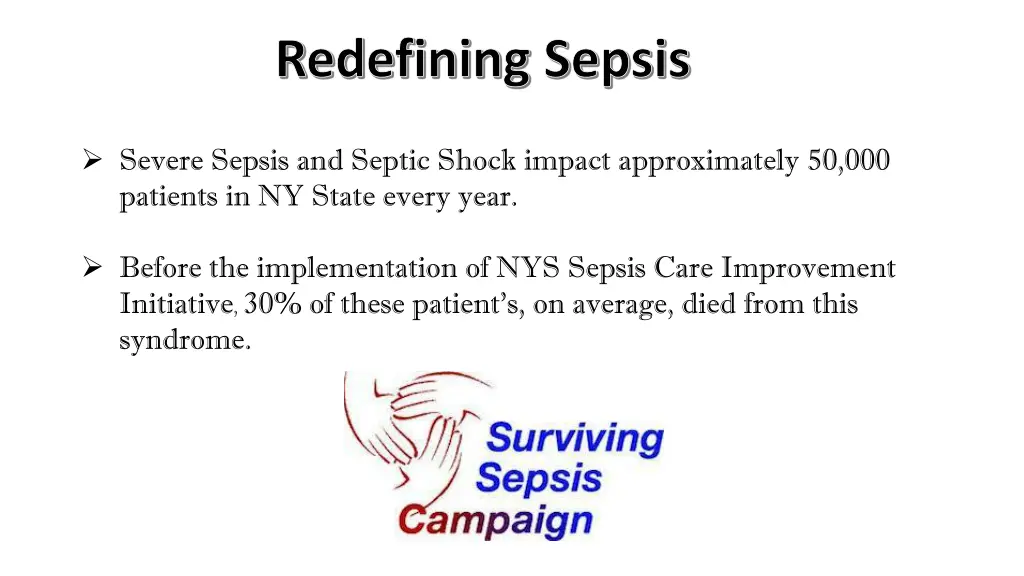 redefining sepsis