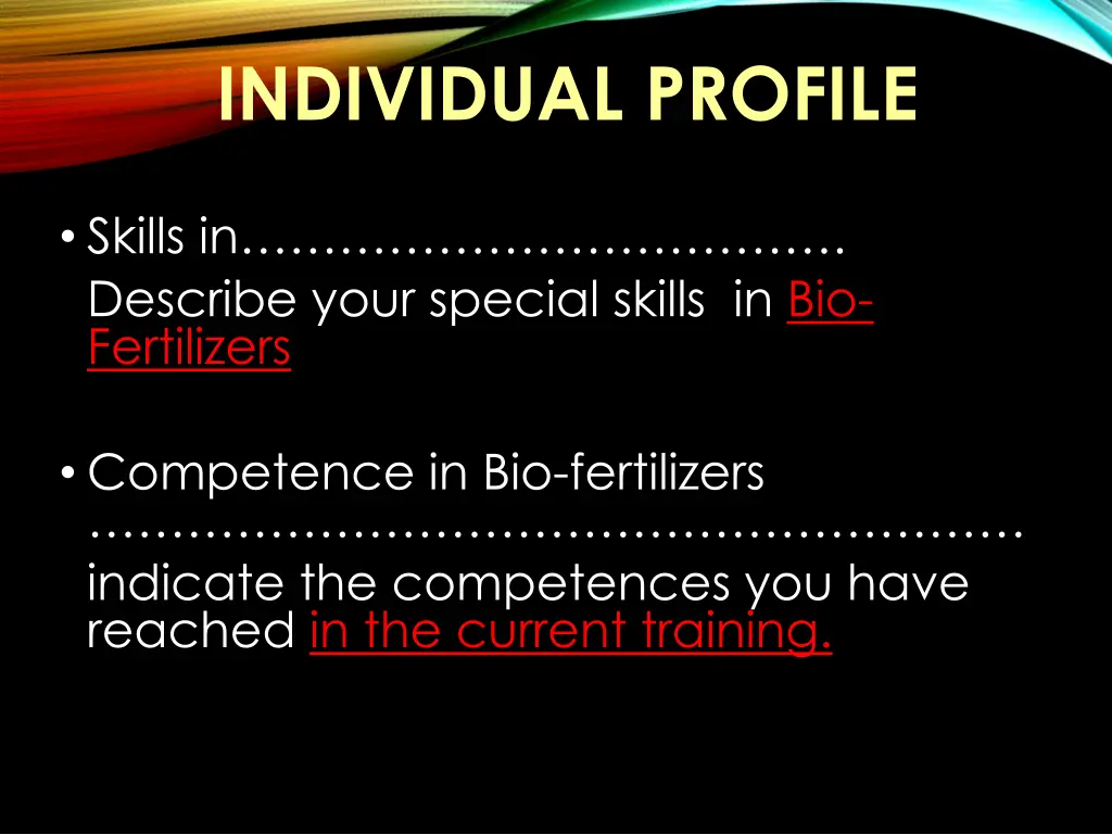 individual profile 1