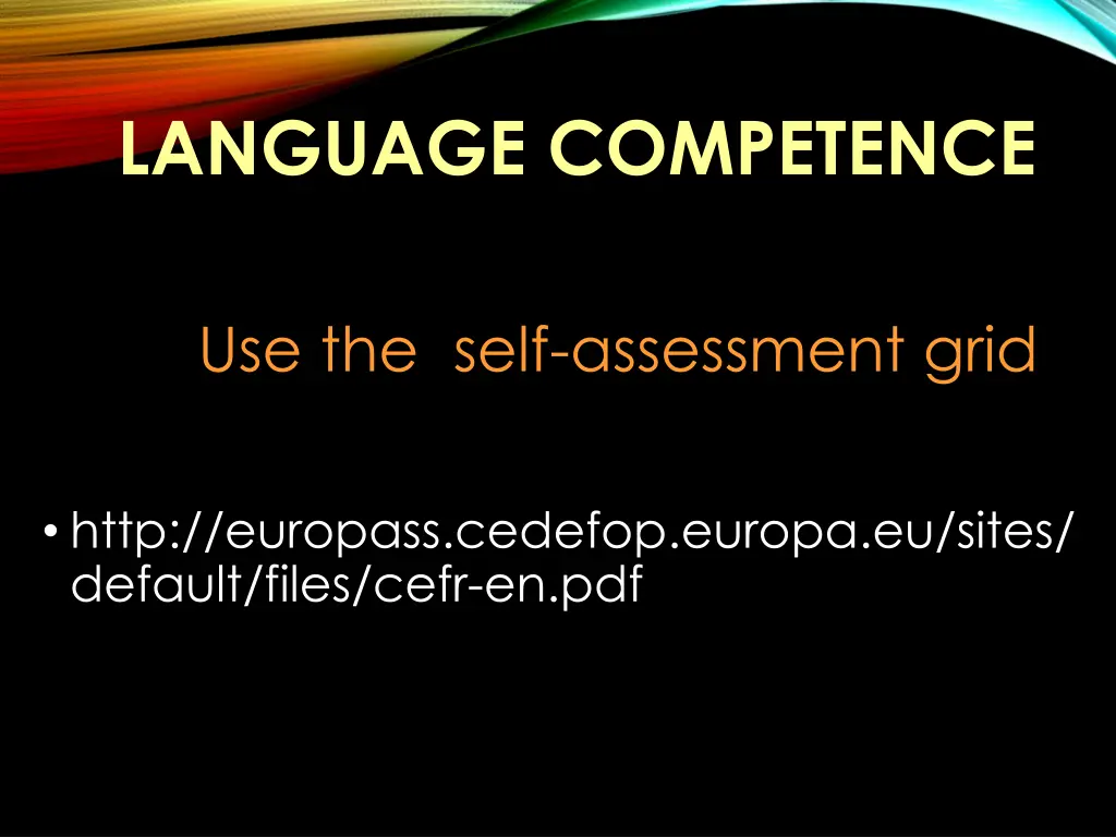 language competence