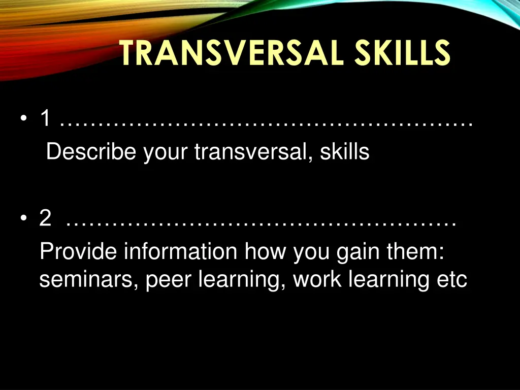 transversal skills 1