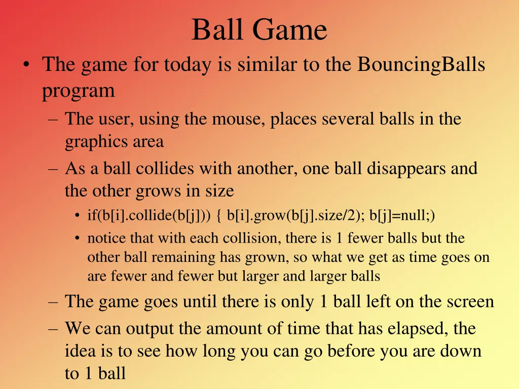 ball game