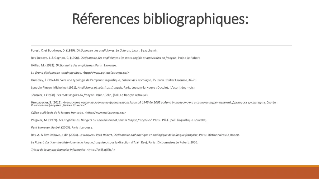r ferences r ferences bibliographiques