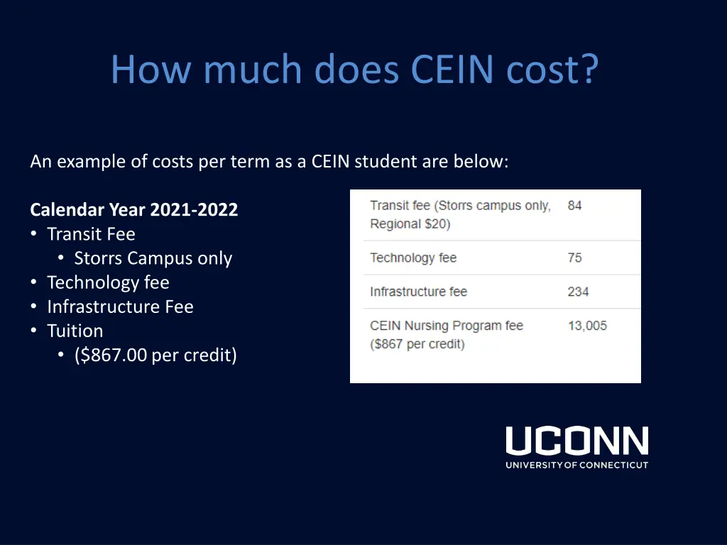how much does cein cost