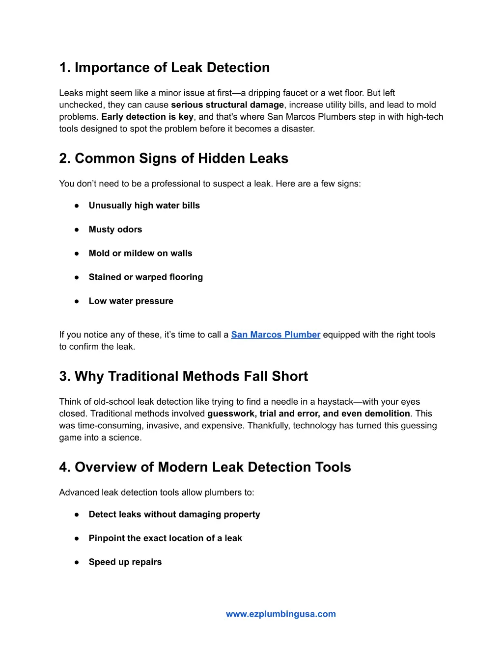 1 importance of leak detection