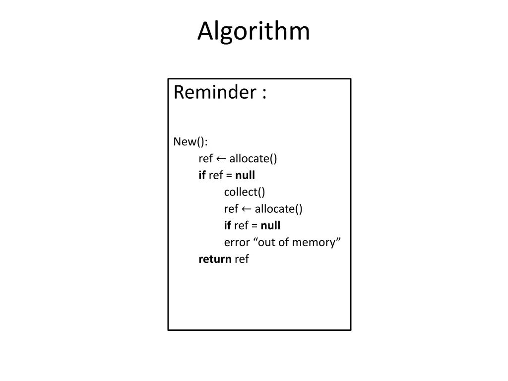 algorithm