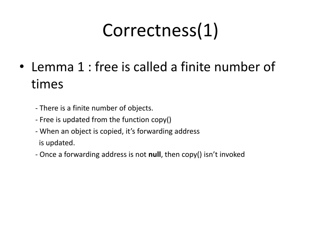 correctness 1