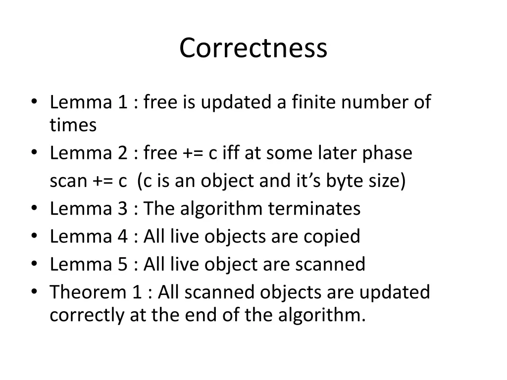 correctness