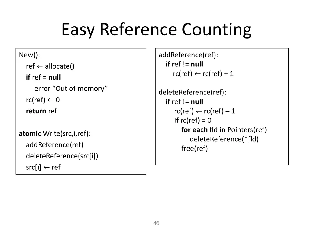 easy reference counting