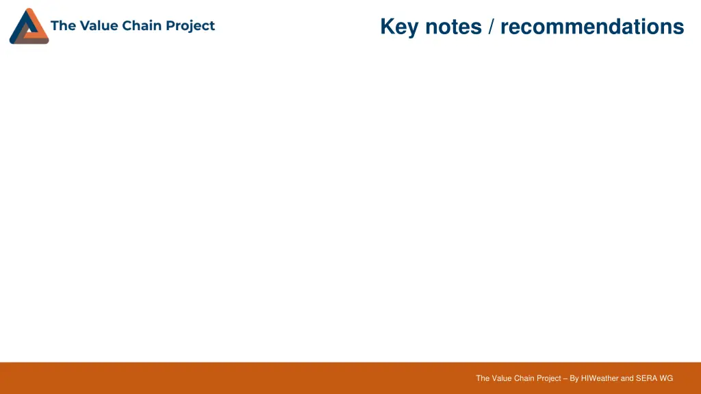 key notes recommendations