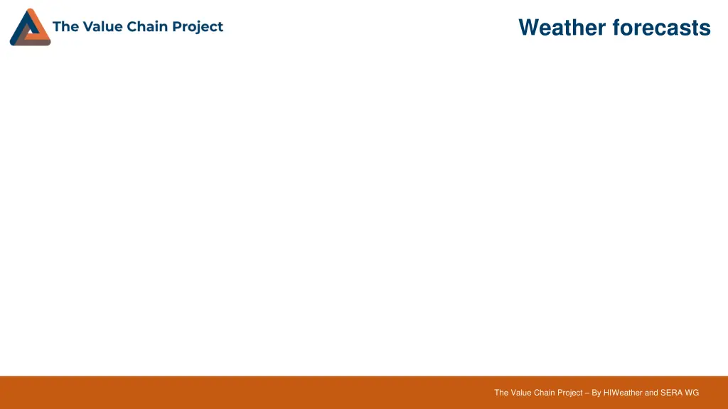 weather forecasts