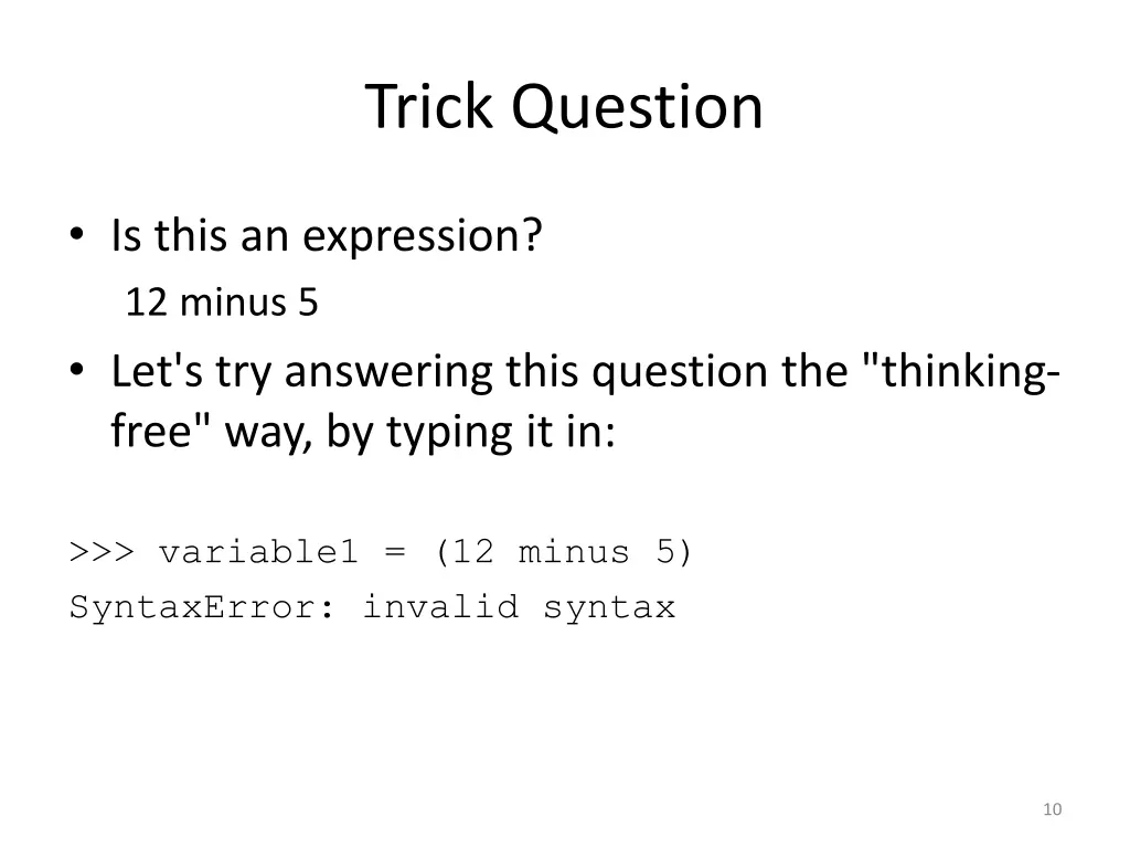 trick question 2