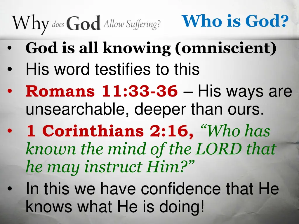 who is god 4