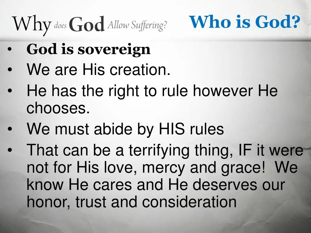who is god 7