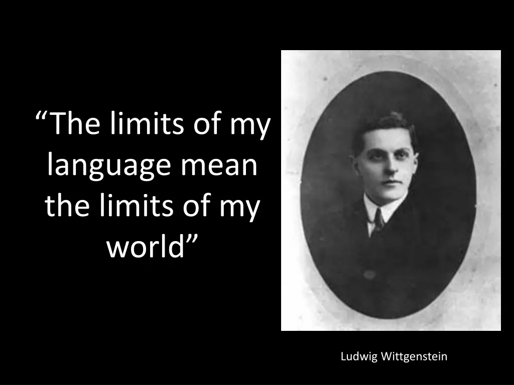 the limits of my language mean the limits