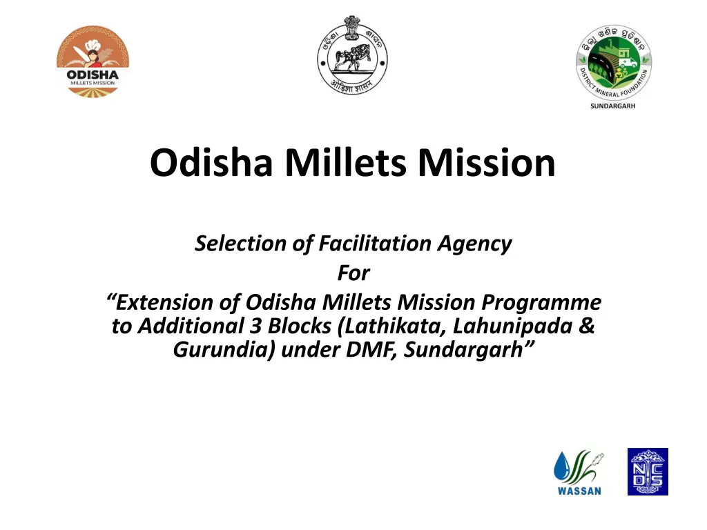 odisha millets mission
