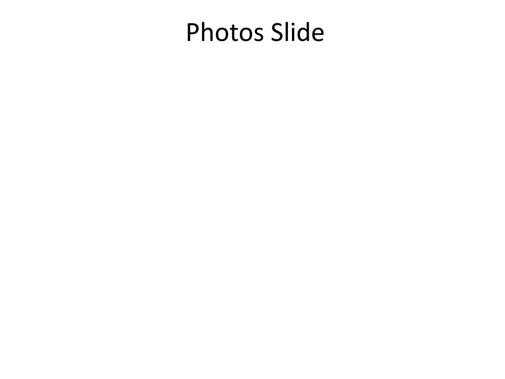 photos slide