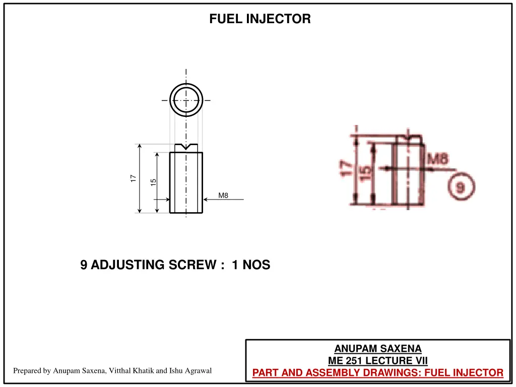 fuel injector 15