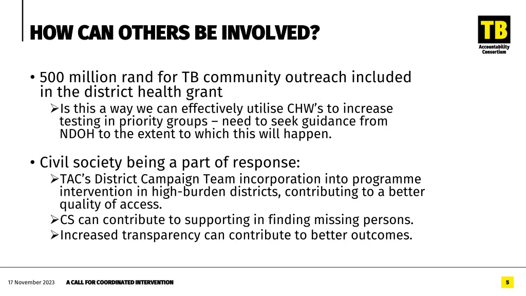 how can others be involved how can others