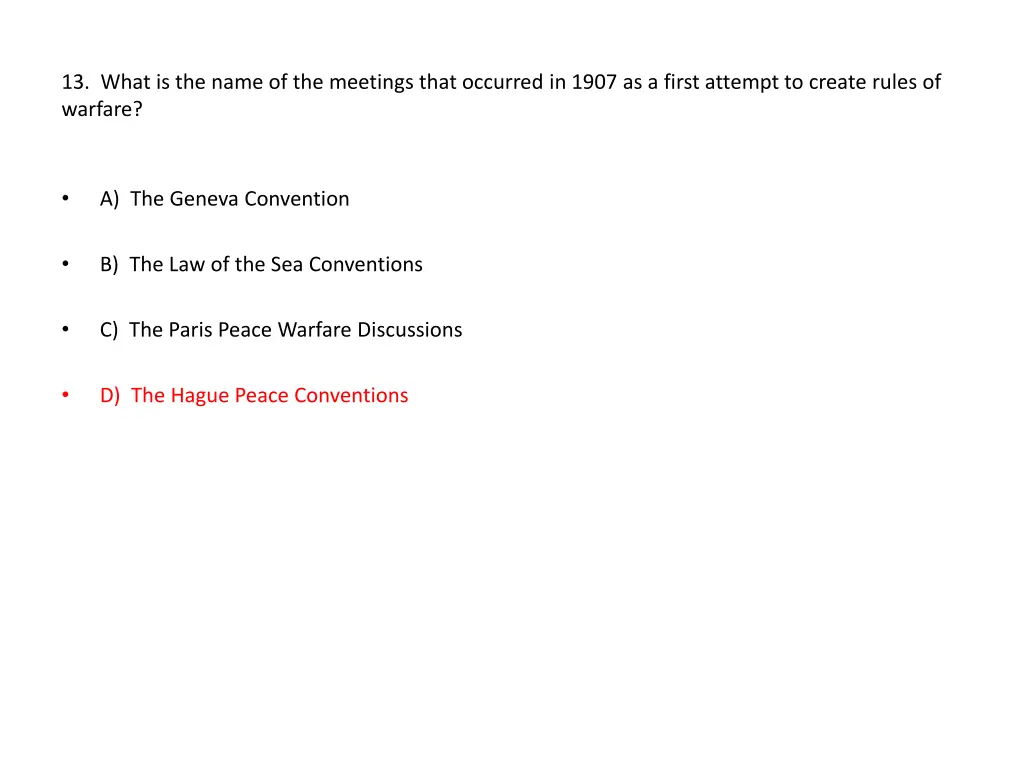 13 what is the name of the meetings that occurred
