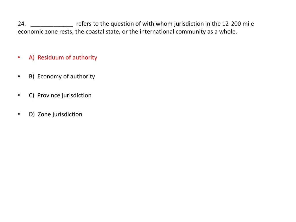 24 refers to the question of with whom