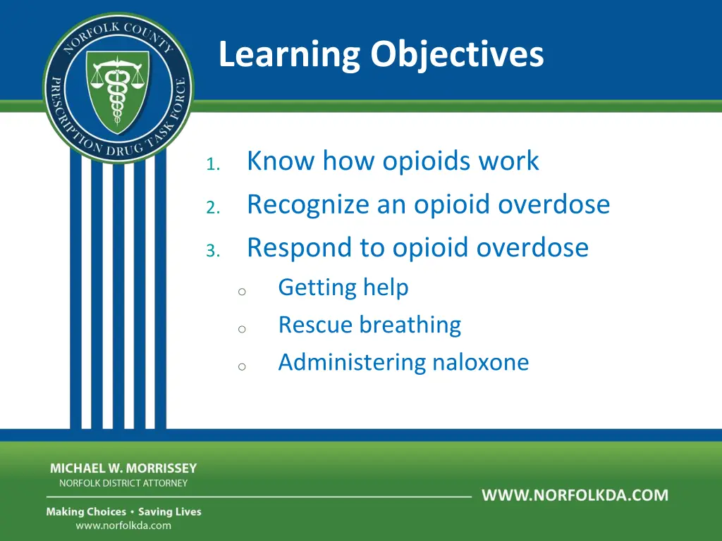 learning objectives