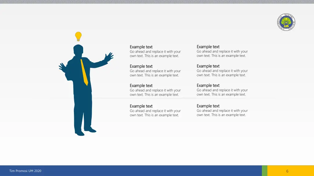 example text example text go ahead and replace 1